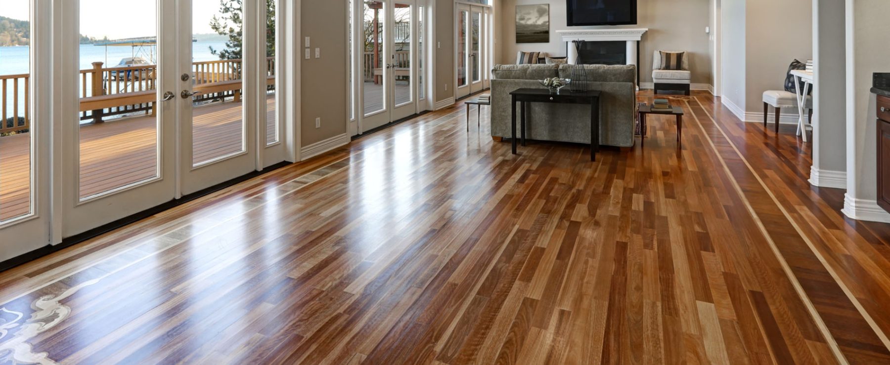 Finished hardwood floor